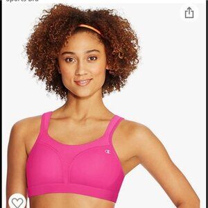 Champion Spot Comfort Sports Bra, Max Support, High Impact Sports Bra, Wireless